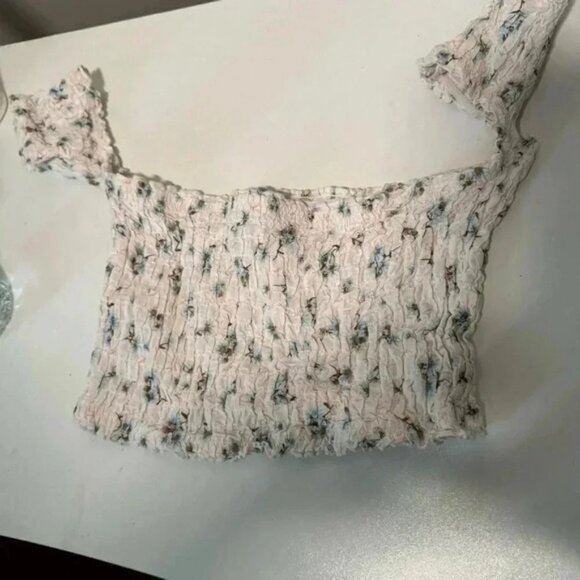 Victoria secret cottagecore floral off the shoulder ruched bralette L - Picture 3 of 5